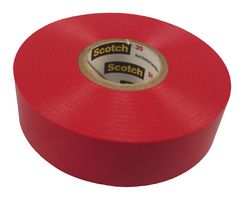 3M 35 19MM RED Electrical Insulation Tape, PVC (Polyvinyl Chloride), Red, 19 mm x 20 m