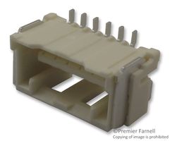 MOLEX 502584-0470 PCB Receptacle, Wire-to-Board, 1.5 mm, 1 Rows, 4 Contacts, Female Receptacle, Surface Mount