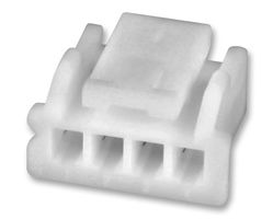 JST / JAPAN SOLDERLESS TERMINALS PAP-04V-S Connector Housing, Polyamide 66, White, PA Series, Receptacle, 4 Ways, 2 mm