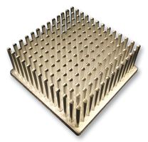 FISCHER ELEKTRONIK ICK S 50 X 50 X 25 Heat Sink, Square, Pin, For CPU, 2.4 °C/W, Universal Processor, 50 mm, 25 mm, 50 mm
