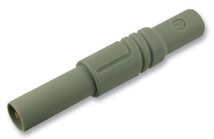 HIRSCHMANN TEST AND MEASUREMENT 934097106 Banana Test Connector, 4mm, Plug, Cable Mount, 24 A, 1 kV, Nickel Plated Contacts, Grey