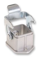 HARTING 19 44 003 0301 Heavy Duty Connector, Base, Bulkhead Mount, Stainless Steel Body, 1 Lever, 3A