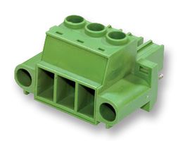 AMPHENOL COMMUNICATIONS SOLUTIONS 20020517-M031B01LF Pluggable Terminal Block, 7.62 mm, 3 Ways, 24 AWG, 8 AWG, 10 mm², Screw