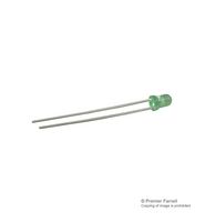 BROADCOM HLMP-Y502-F0000 LED, Green, Through Hole, 3mm, 20 mA, 2.2 V, 573 nm