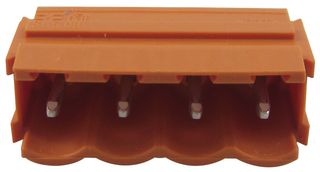 WEIDMULLER 1519760000 Pin Header, Top Entry, Wire-to-Board, 5.08 mm, 1 Rows, 4 Contacts, Through Hole, SL 5.08