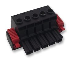 WEIDMULLER 1924650000 Pluggable Terminal Block, 10.16 mm, 5 Ways, 22 AWG, 6 AWG, 16 mm², Screw