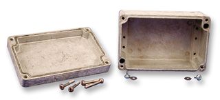 HAMMOND 1590Z164BK Metal Enclosure, Watertight, Thick Wall, Diecast, Small, Diecast Aluminium, 80 mm, 120 mm, 361 mm