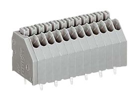 WAGO 250-402 Wire-To-Board Terminal Block, 2.5 mm, 2 Ways, 24 AWG, 20 AWG, 0.5 mm², Push In