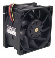 SANYO DENKI 9CR1212P0G03 DC Axial Fan, 12 V, Square, 120 mm, 76 mm, Ball Bearing, 300 CFM