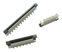 WURTH ELEKTRONIK 687310124422 FFC / FPC Board Connector, Vertical, 0.5 mm, 10 Contacts, Surface Mount, 2 Row