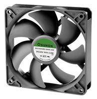 SUNON EEC0252B2-0000-A99 DC Axial Fan, 24 V, Square, 120 mm, 25 mm, Ball Bearing, 93.066 CFM
