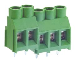 MULTICOMP PRO MC000051 Wire-To-Board Terminal Block, 6.35 mm, 3 Ways, 20 AWG, 10 AWG, Screw