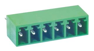MULTICOMP PRO MC000125 Terminal Block, Header, 3.81 mm, 8 Ways, 12 A, 300 V, Through Hole Vertical