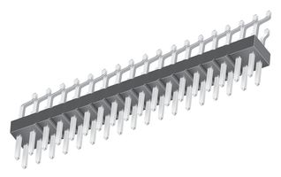 SAMTEC TSM-102-01-S-DH Pin Header, Board-to-Board, 2.54 mm, 2 Rows, 4 Contacts, Surface Mount Right Angle, TSM Series