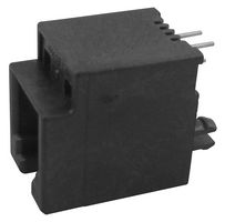 MOLEX 95503-2441 Modular Connector, Modular Jack, 1 x 1 (Port), 4P4C, Cat3, Through Hole Mount