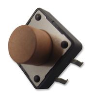 WURTH ELEKTRONIK 430456085736 Tactile Switch, WS-TATV Series, Top Actuated, Through Hole, Round Button, 360 gf, 50mA at 12VDC