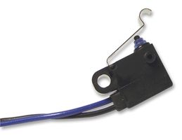 OMRON ELECTRONIC COMPONENTS D2HW-C273MRS Microswitch, Subminiature, Simulated Roller Lever, SPST-NO, Wire Leaded, 2 A, 12 V