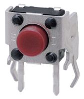 PANASONIC EVQPF204R Tactile Switch, EVQPF Series, Side Actuated, Through Hole, Round Button, 160 gf, 20mA at 15VDC