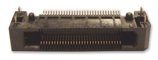 SAMTEC ERF5-010-01-L-D-RA-TR Mezzanine Connector, Receptacle, 0.5 mm, 2 Rows, 20 Contacts, Surface Mount Right Angle