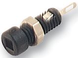 HIRSCHMANN TEST AND MEASUREMENT 930308100 Binding Post, MBI 1 Series, 6 A, 60 V, Tin Plated Contacts, Panel Mount, Black