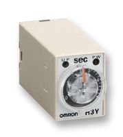 OMRON INDUSTRIAL AUTOMATION H3Y-2 AC200-230 60S Analogue Timer, Miniature, H3Y, Reset, 1 Ranges, 2 s, 60 s, Solid State