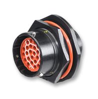 CINCH CONNECTIVITY SOLUTIONS MS24265R18B8PN Circular Connector, MIL-DTL-26500 Series, MS24265 Series, Jam Nut Receptacle, 8 Contacts, Crimp Pin