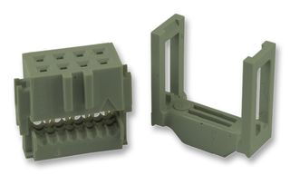 AMPHENOL COMMUNICATIONS SOLUTIONS 71600-008LF IDC Connector, IDC Receptacle, Female, 2.54 mm, 2 Row, 8 Contacts, Cable Mount