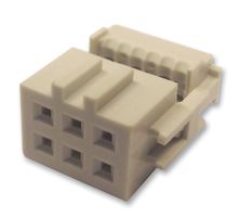 AMPHENOL COMMUNICATIONS SOLUTIONS 71600-104LF IDC Connector, IDC Receptacle, Female, 2.54 mm, 2 Row, 4 Contacts, Cable Mount
