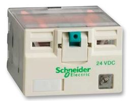 SCHNEIDER ELECTRIC RPM42BD General Purpose Relay, Zelio RPM Series, Power, 4PDT, 24 VDC, 15 A