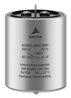 TDK B25620B1227K321 Power Film Capacitor, Can, 220 µF, ± 10%, DC Link, Stud Mount - M12