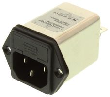 SCHAFFNER - TE CONNECTIVITY FN9260B-2-06 Filtered IEC Power Entry Module, IEC C14, Medical, 2 A, 250 VAC, 2-Pole Fuse Holder