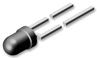 VISHAY TLHK46Q1R2 LED, Red, Through Hole, T-1 (3mm), 20 mA, 2 V, 630 nm
