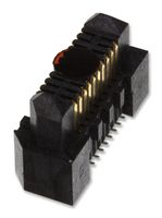 SAMTEC ERM8-020-05.0-S-DV-TR Mezzanine Connector, High-Speed, Header, 0.8 mm, 2 Rows, 40 Contacts, Surface Mount
