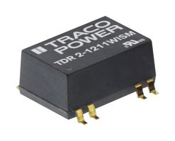 TRACO POWER TDR 2-2411WISM Isolated Surface Mount DC/DC Converter, ITE, 4:1, 2 W, 1 Output, 5 V