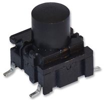 MULTIMEC 5GSH9351SS09-12.0 Tactile Switch, 5G Series, Top Actuated, Surface Mount, Plunger for Cap, 350 gf, 50mA at 24VDC