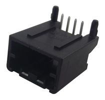 MOLEX 34793-0040 Automotive Connector, Black, Mini50 34793 Series, Right Angle Header, 4 Contacts, PCB Pin