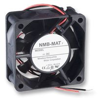NMB TECHNOLOGIES 2410ML-05W-B50-B00 DC Axial Fan, 24 V, Square, 60 mm, 25 mm, Ball Bearing, 23.3 CFM