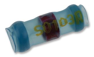 TE CONNECTIVITY - RAYCHEM M83519/1-3 (S01-03-R) Solder Sleeve, Heat Shrinkable, Terminator, 4.3 mm, Blue (Transparent)