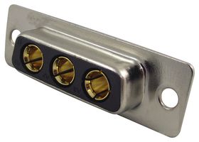 NORCOMP 680S3W3203L401 Combination Layout D Sub Connector, 40A, IP68, Seal-D 680S Series, DA-3W3, Receptacle, 3 Contacts