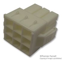 AMP - TE CONNECTIVITY 177903-1 Connector Housing, Power Double Lock, Plug, 9 Ways, 3.96 mm