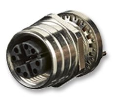 MOLEX 120341-0150 Sensor Connector, BRAD, Micro-Change 120341 Series, M12, Female, 8 Positions, Solder Socket