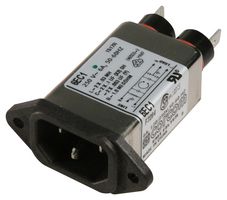CORCOM - TE CONNECTIVITY 6EC1 Filtered IEC Power Entry Module, IEC C14, General Purpose, 6 A, 250 VAC