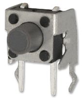 C&K COMPONENTS PTS645VH58-2 LFS. Tactile Switch, PTS645 Series, Side Actuated, Through Hole, Round Button, 200 gf, 50mA at 12VDC