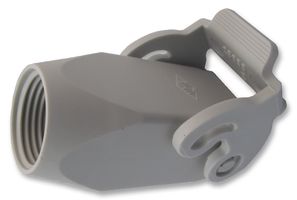 ILME MKVG20 Connector Backshell, Hood, MK Series ILME Multipole Connector Inserts, 90°, Plastic Body