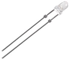 WURTH ELEKTRONIK 151033RS03000 LED, Red, Through Hole, T-1 (3mm), 30 mA, 2 V, 621 nm