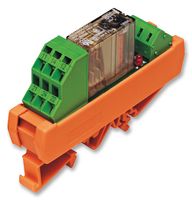 TE CONNECTIVITY - SCHRACK 9-1415536-1 Safety Relay, 24 VDC, DPDT, SRAZ Series, DIN Rail, 6 A, Cage Clamp