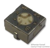 BOURNS 3314J-2-105E Trimmer, Single Turn, Cermet, Top Adjust, 1 Mohm, Surface Mount, 1 Turns