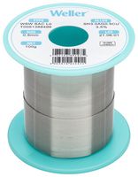 WELLER T0051388499 Solder Wire, 96.5/3/0.5, 0.5mm Diameter, 221°C, 100g