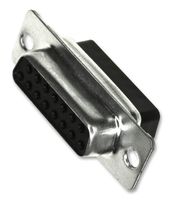 AMPHENOL COMMUNICATIONS SOLUTIONS 865615SLTLF D Sub Connector Housing, 15 Ways, D Sub, DA, FCI 8656, Receptacle, Steel Body