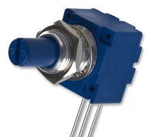 BOURNS 91R1A-R22-B15L Rotary Potentiometer, Conductive Plastic, 10 kohm, 1 Turns, Linear, 1 W, ± 20%, 91 Series